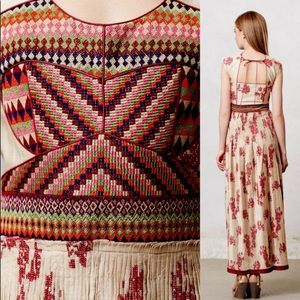 Anthropologie 100% Silk Chennai Payal Pratap Maxi